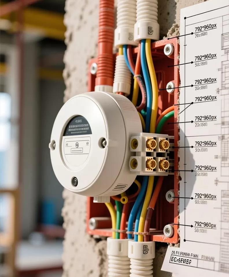 Sistema de Detecção de Incêndio cabeamento