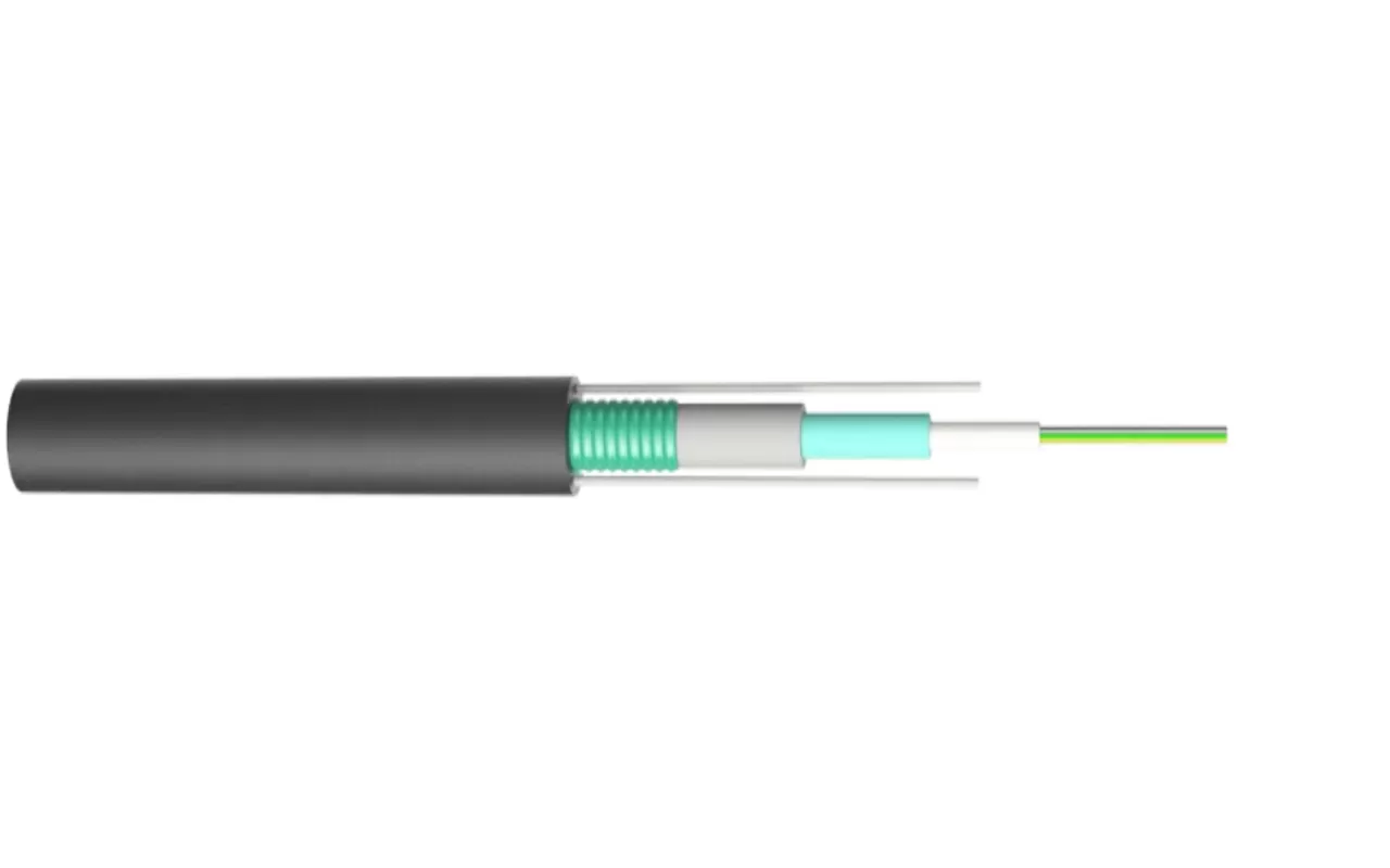 Cabo óptico blindado de luz tipo tubo central