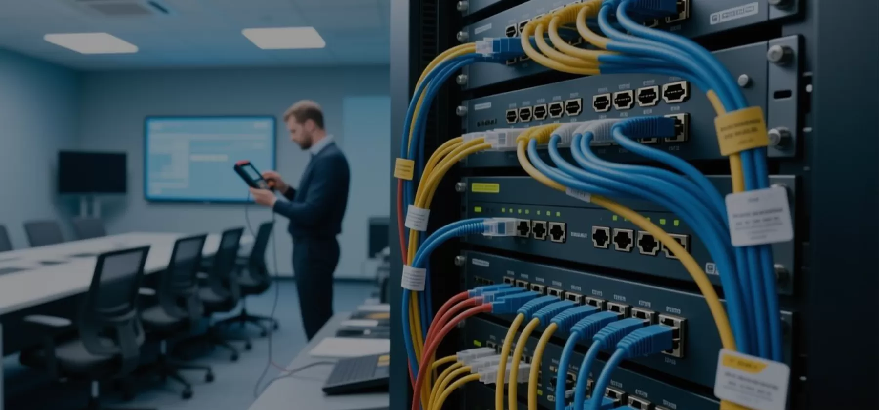 Cabeamento de integração de sistemas AV Pro