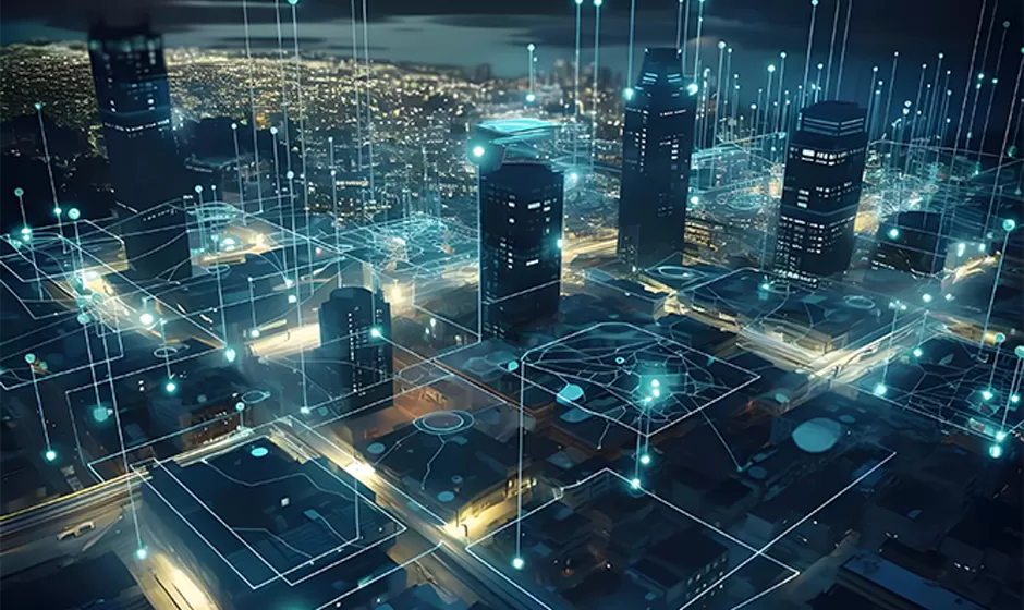 Edifícios inteligentes e construção de automação de cabeamento